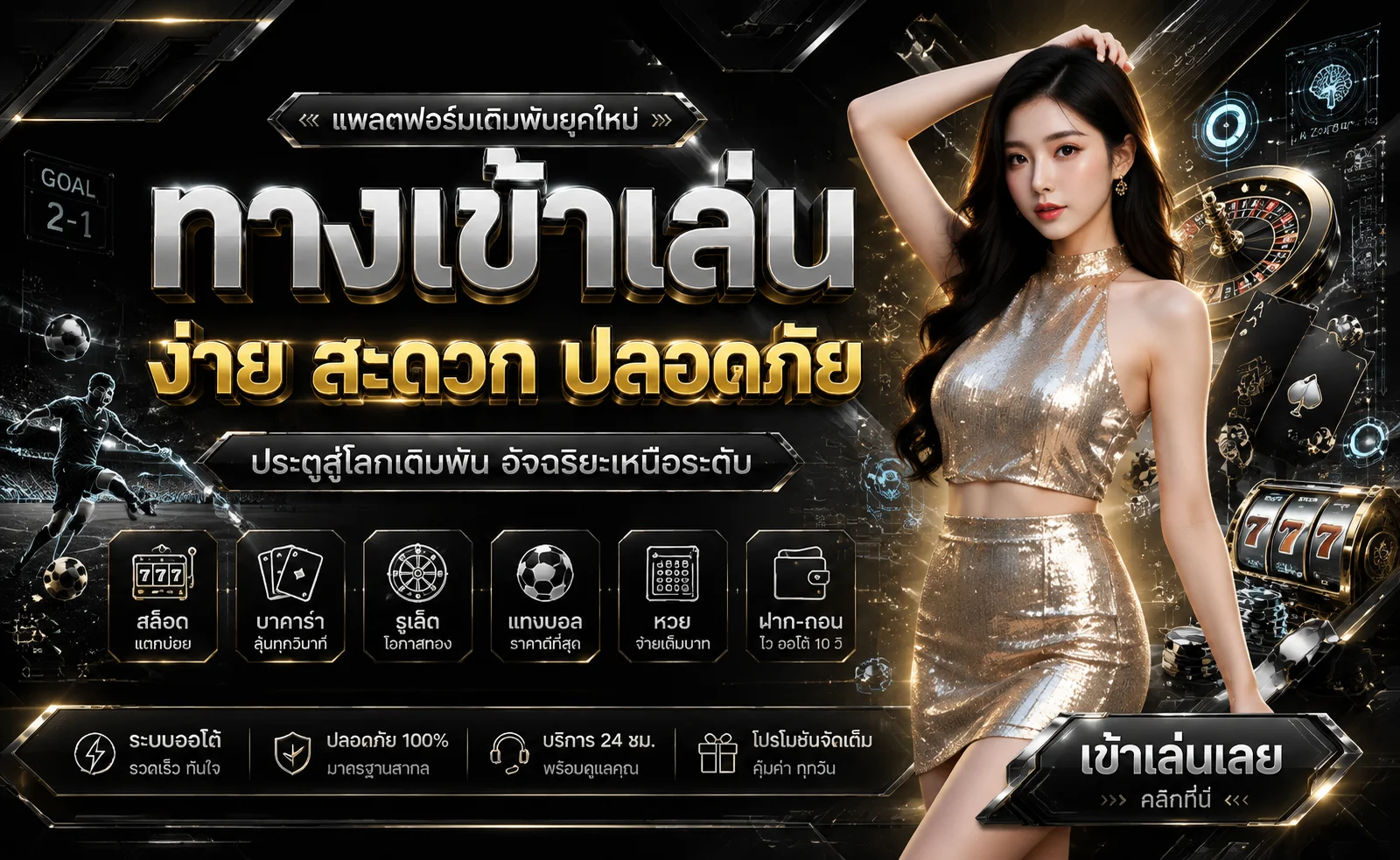 รวมค่ายเกมสล็อตและคาสิโนชั้นนำบนเว็บ AB789